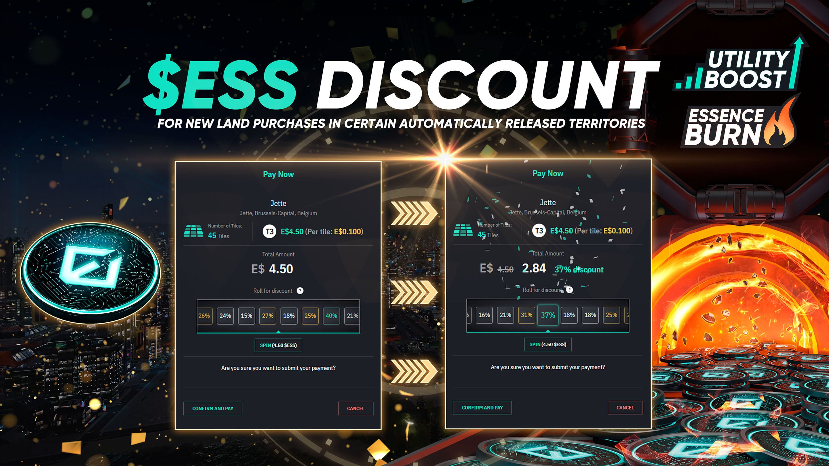 The ESS Discount Spinner: A Unique Perk for Earth 2 Stakers