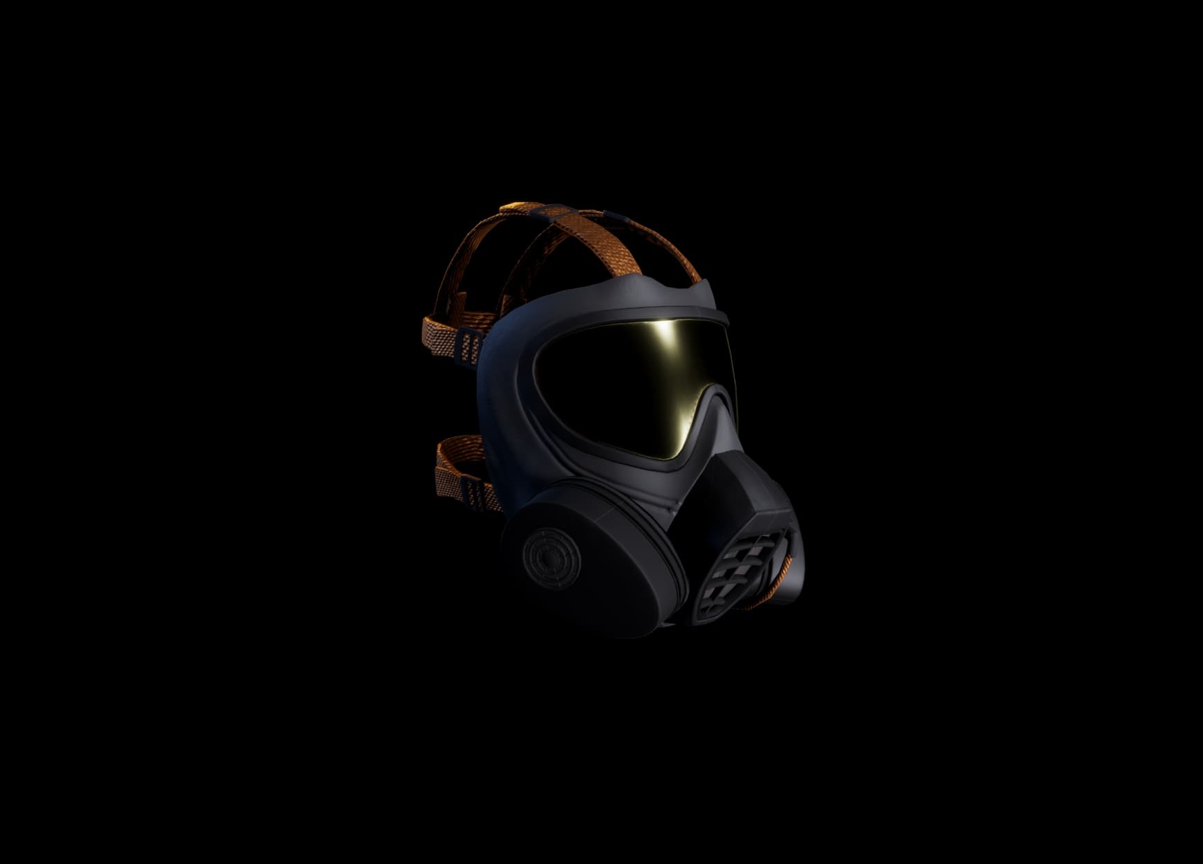 Horror Warning - Gas Mask
